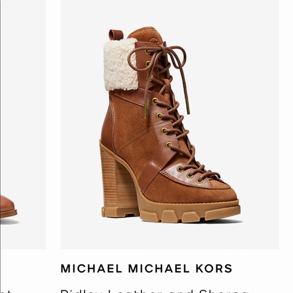 Size 6 -Michael Kors heeled winter/fall boots - Picture 1 of 2